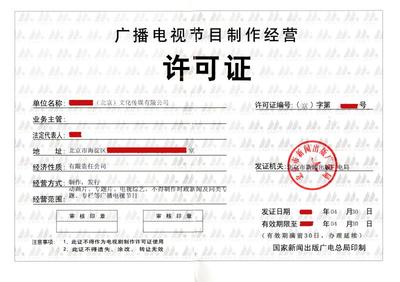 廣播電視節目制作經營許可證 開啟專業內容制作的法律鑰匙